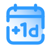 Plus 1 Tag icon