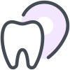 치과의사 위치 icon