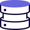 Double database server for active and backup server icon