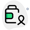Medication for the cancer and other deadly disease bottle icon