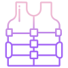 外部救生背心-海洋生命-icongeek26-轮廓渐变-icongeek26 icon