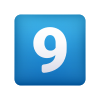 键帽数字九表情符号 icon