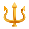 emblema-tridente-emoji icon