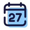 Calendário 27 icon