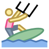 Kite surf icon