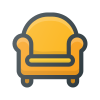 Armchair icon