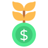 dollar plant icon