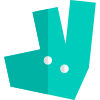 Deliveroo a british online food delivery company icon