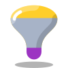 Mirrored Reflector Bulb icon