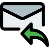 Reply email message icon