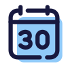 Kalender 30 icon