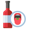 внешняя-винная дегустация-винодельня-флатиконы-плоские-плоские-значки-2 icon