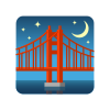 Brücke bei Nacht icon