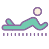 Person Lying Down icon