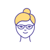 Woman In Eye Glasses icon