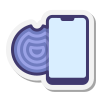 Etiqueta redonda NFC icon