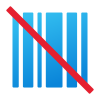 No Barcode icon