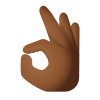 OK Hand Medium Dark Skin Tone icon