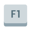 F1 Key icon