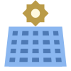 Panel solar icon