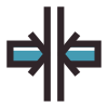 Fusionner verticalement icon