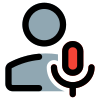 Audio recorded by classic user on a chat messenger icon