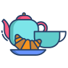 Tea With Croissants icon