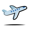 Flugzeug Abflug icon