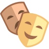 Театральные маски icon