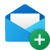 Adicionar envelope aberto icon