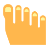dedos do pé icon