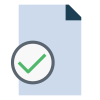Checked File icon