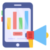 Mobile Analytical Marketing icon