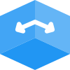 Three dimensional outside framework design rendered layout icon