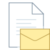 Documento por correo electrónico icon