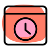 Time delay function on a web browser icon