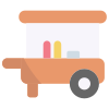 Food cart icon