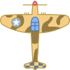 avión-de-caza-de-la-segunda-guerra-mundial icon