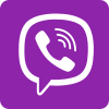logotipo-de-viber-externo-con-receptor-de-teléfono-de-mano-bajo-logotipo-de-burbuja-de-chat-color-tal-revivo icon