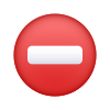 emoji di divieto di accesso icon