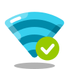 Wi-Fi connecté icon