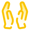 Deux mains icon