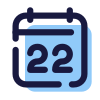 Calendrier 22 icon