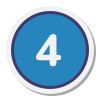 Circled 4 C icon