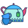 Tea Kettle And Tea Cup icon