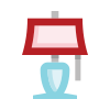 Bedside lamp icon