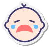 Weinendes Baby icon