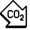 réduction de co2 icon