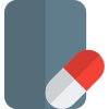 Information and file regarding a prescription drug medicine icon