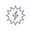 High Voltage Caution icon